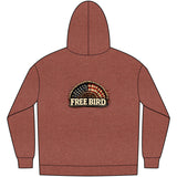 Free Bird Hoodie — Vintage American Flag Rock Music Pullover
