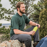 Lightweight Men's Wool T Shirt Crew - 100% Merino Wool