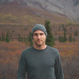 Men's Wool Thermal Top Midweight Base Layer - 100% Merino Wool
