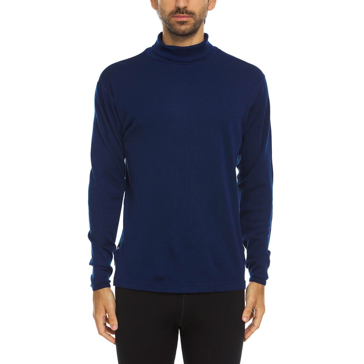Midweight Men's Wool Turtleneck - 100% Merino Wool