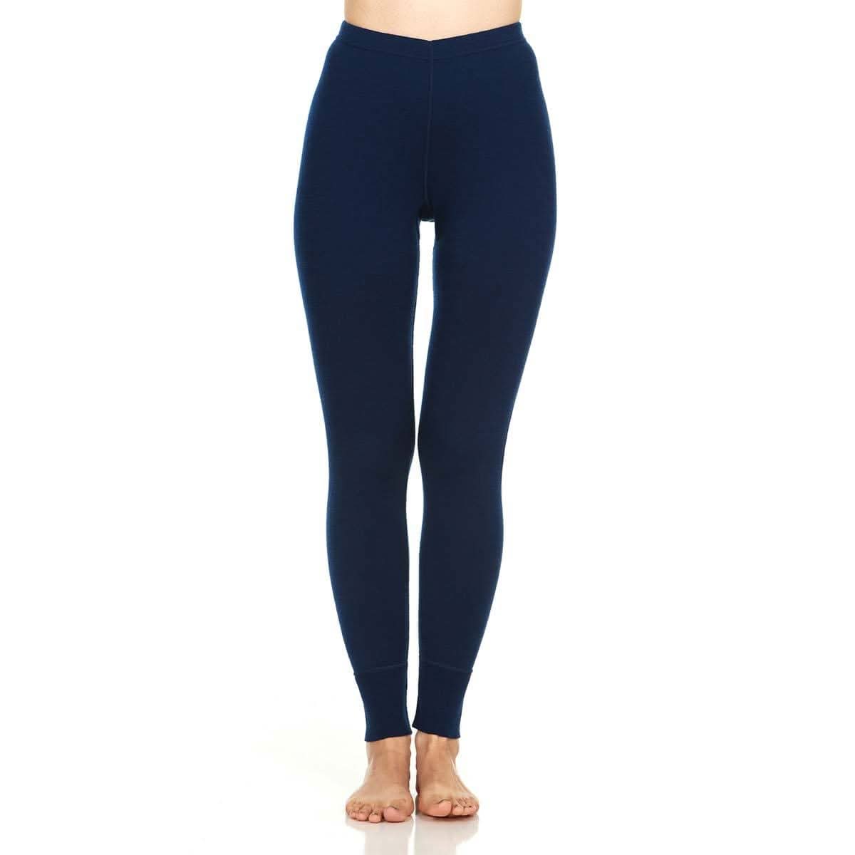 Midweight Women's Wool Bottom Thermal Base Layer - 100% Merino Wool