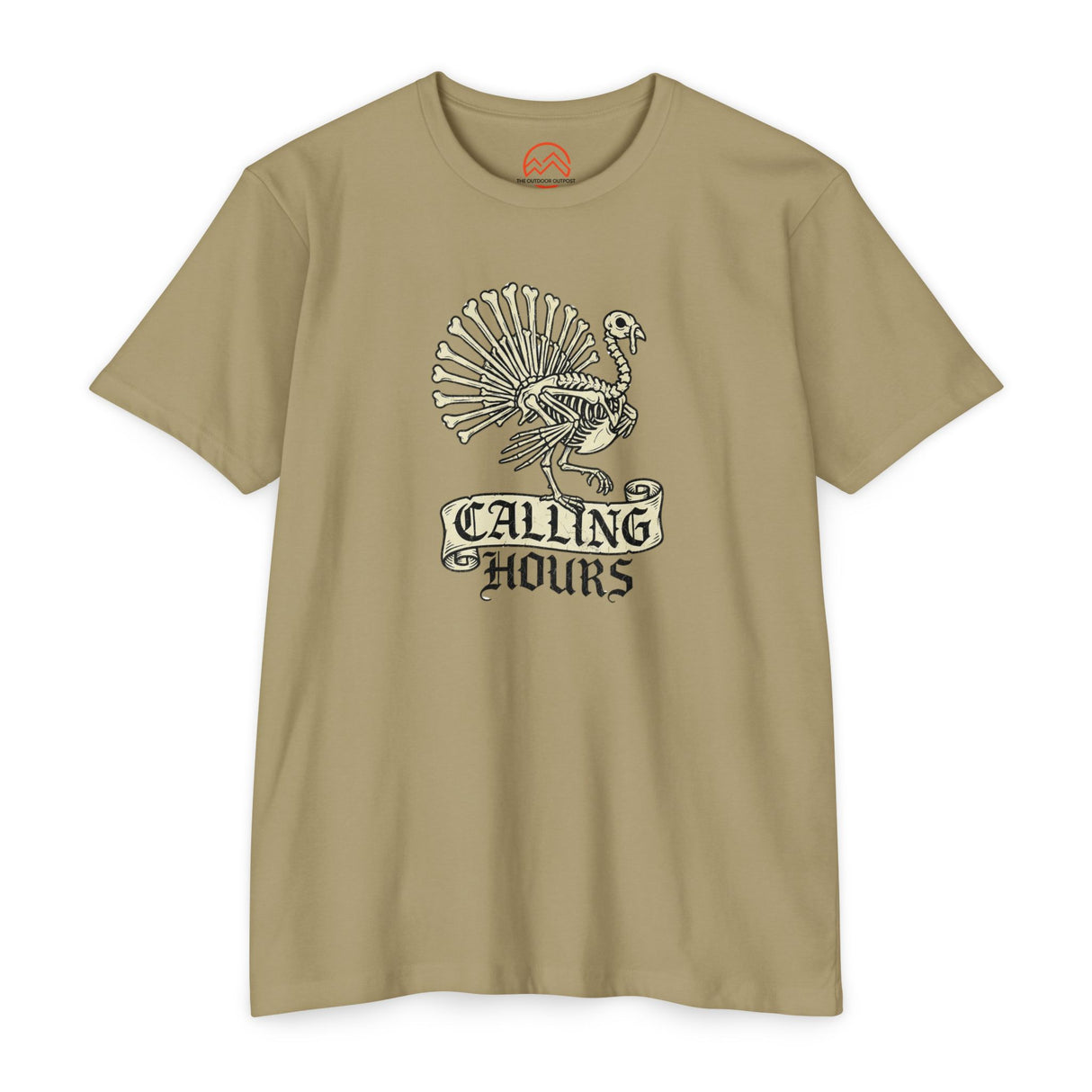 Calling Hours Turkey T-Shirt — Vintage Skeleton Turkey Graphic Tee