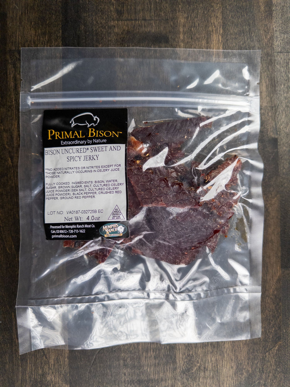 Primal Bison Premium Snack Pack