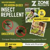 Unscented Insect Repellent Spray, 1oz Master Case of 12