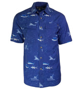 Men's Marine Charts UV Vented Fishing Shirt