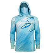 Men's Tuna Abyss UV Fishing Hoodie Gaiter L/S
