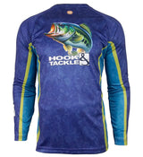 Men's Bass Camo L/S UV Fishing Shirt
