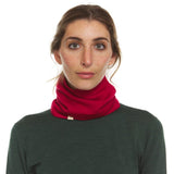 Midweight Wool Neck Gaiter - 100% Merino Wool