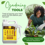 R.A.D.; Rabbit, Animal, Deer Repellent Gallon + Concentrate Bundle