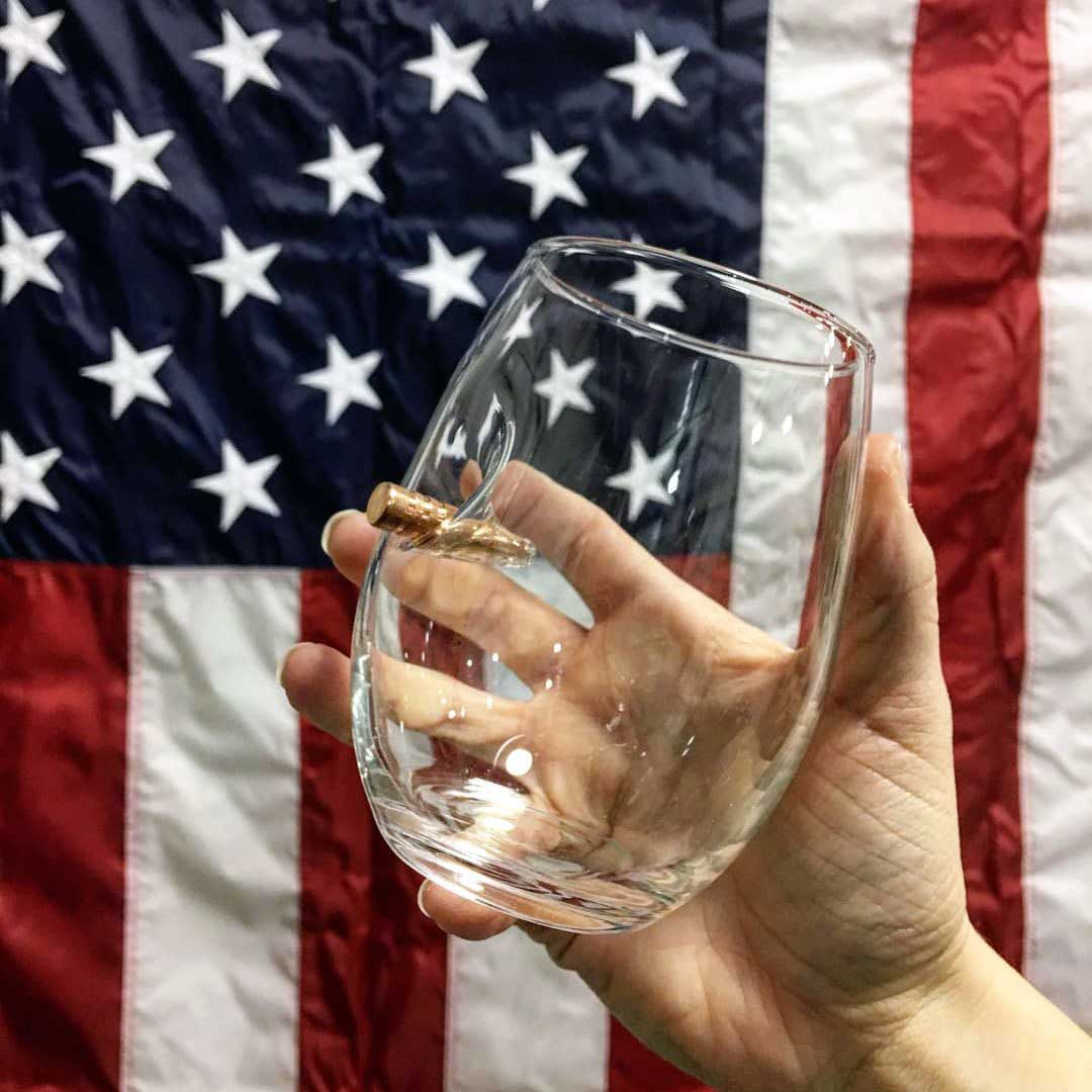 BenShot Freedom Wine Glass - 15oz