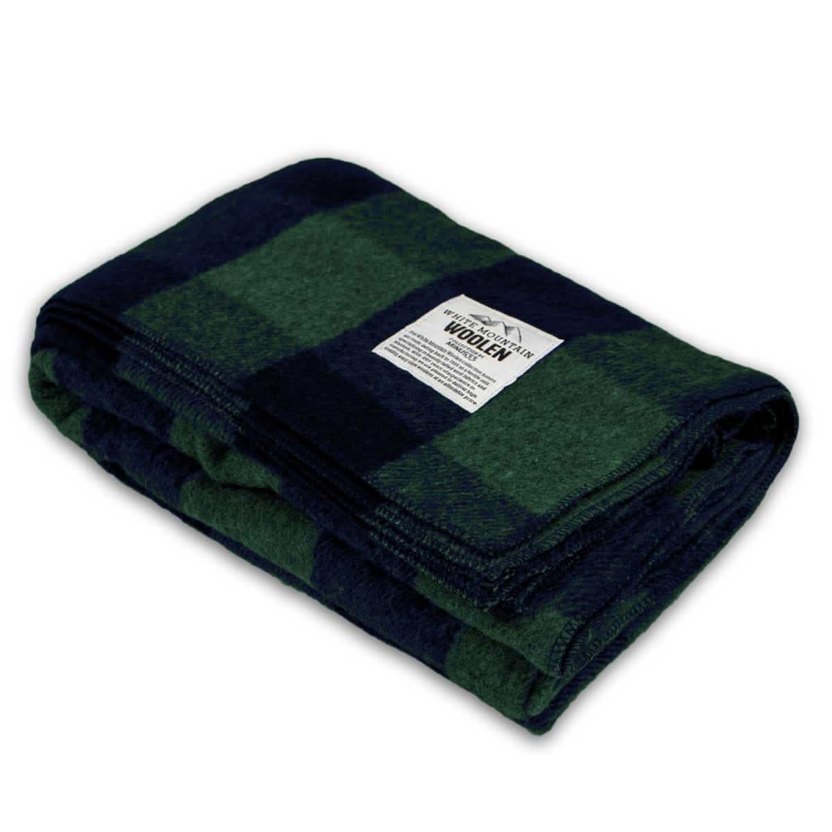 Wool Throw Blanket - White Mountain Woolen