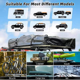 Trailora Ridge Heavy-Duty Aluminum Hard-Shell Rooftop Tent With Ladder, LED Lighting, And Memory Foam Mattress (SAK82931)