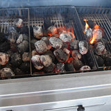 KoKoMo Grills Premium Built-In Charcoal Grill With 304 Stainless Steel And Adjustable Heat Tray, 32" (SAK32504)