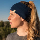 Midweight Reversible Wool Headband  - 100% Merino Wool