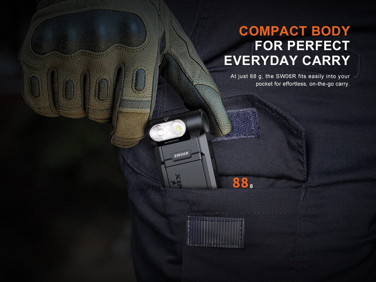 Fenix SW06R Multipurpose Pivoting Clip-On Light