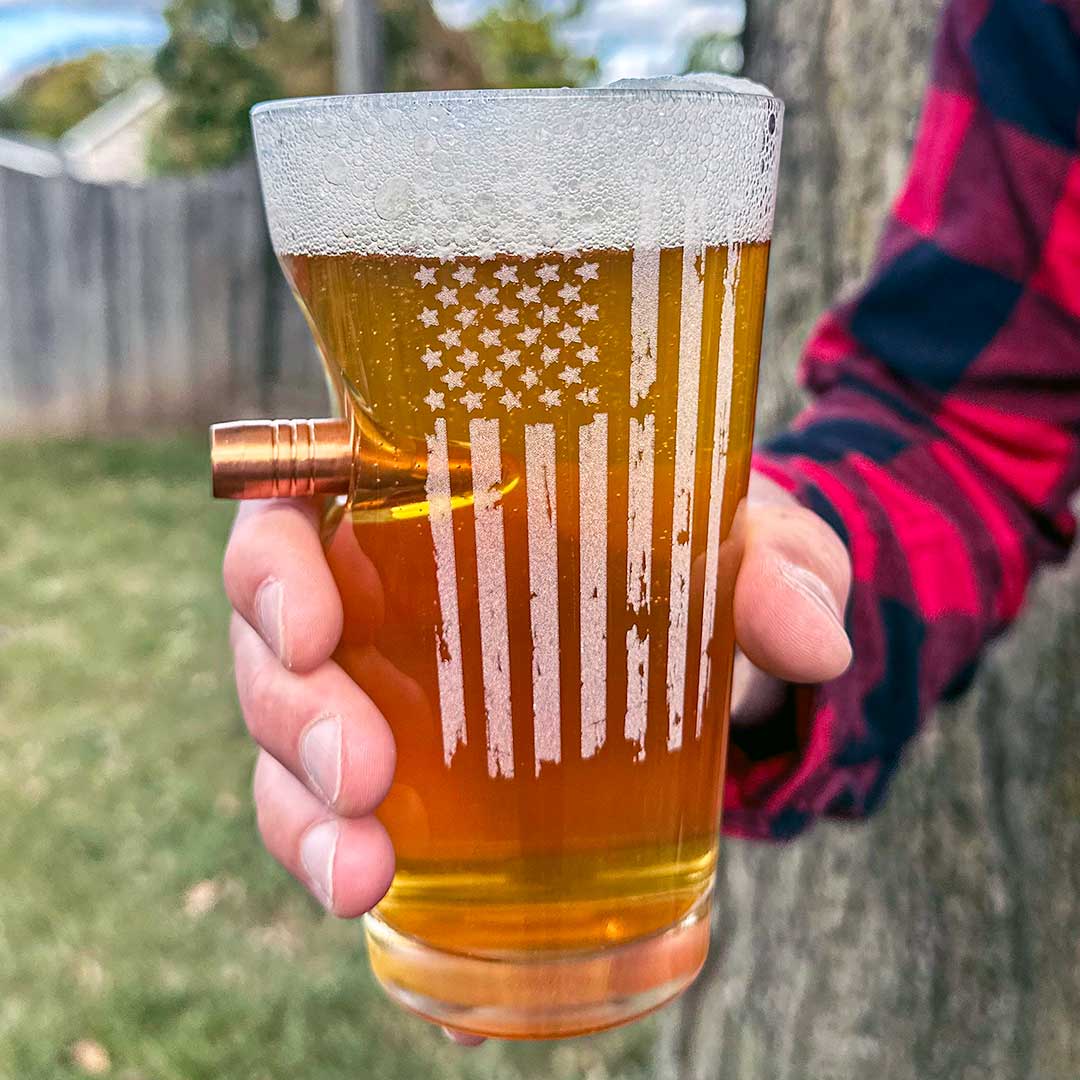 Patriotic Pint Glass - 16oz