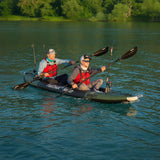 Sea Eagle 385FTA FastTrack 12FT 2- Persons Angler Inflatable Hunter Green Fishing Kayak [385FTAK] (SAK80139)