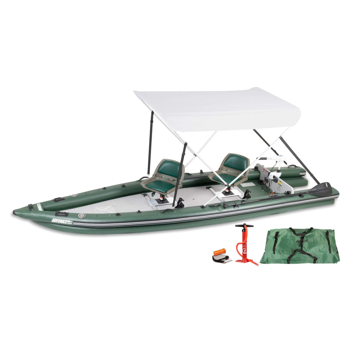 Sea Eagle Boats FSK16 FishSkiff™ Inflatable Fishing Boat, 16FT [FSK16K] (SAK57351)