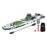 Sea Eagle FS1210 FishSUP 1-Person Inflatable Fishing Stand-Up Paddleboard [FS1210K] (SAK79218)