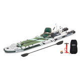 Sea Eagle FS1210 FishSUP 1-Person Inflatable Fishing Stand-Up Paddleboard [FS1210K] (SAK79218)