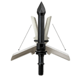 2 Blade Expandable Mechanical Broadhead | 2.25 Inch Cutting Diameter |TOTA | 125 grain