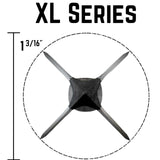 TOTA | 100 grain XL broadhead | 1-3/16-inch solid | fixed blade