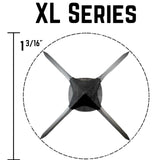 TOTA | 150 grain XL broadhead | 1-3/16-inch solid | fixed blade