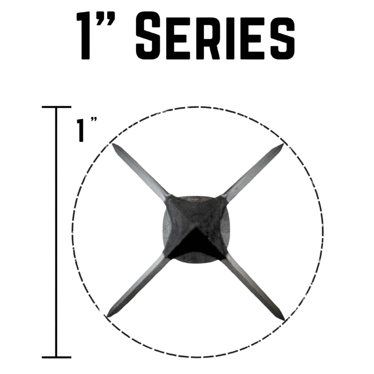 TOTA | 85 grain broadhead |1-inch vented | fixed blade